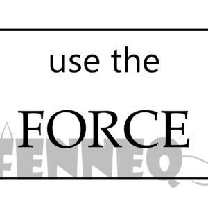 Digitale fotokaart "Use the Force"