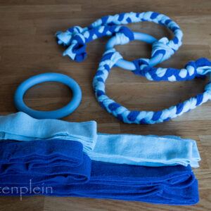 DIY pakket Fleece speelflos met ring